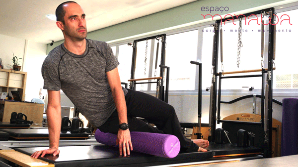 Estalos no Quadril - Exercícios - foam roller TFL