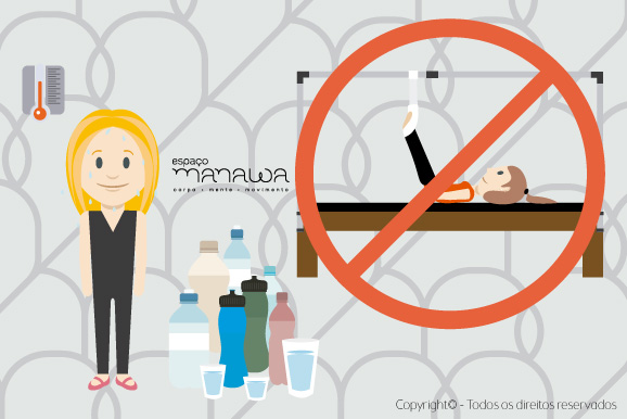 Pilates na gestação - temperatura corporal